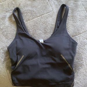 Black and gold Lululemon align tank